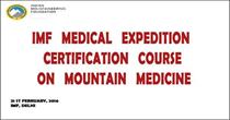 IMF Medical Expedition - Certification course on Mountain Medicine