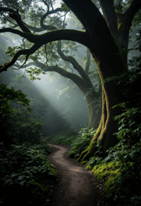Dense Jungle and Deep Forest Trails