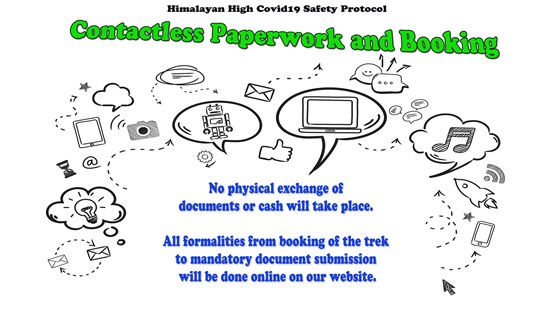 Trekking During Covid19 With Safety Protocol - Contactless Booking and Paperwork