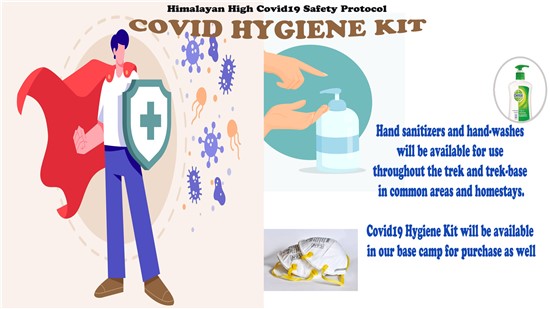 Trekking During Covid19 With Safety Protocol - Covid Hygiene Kit