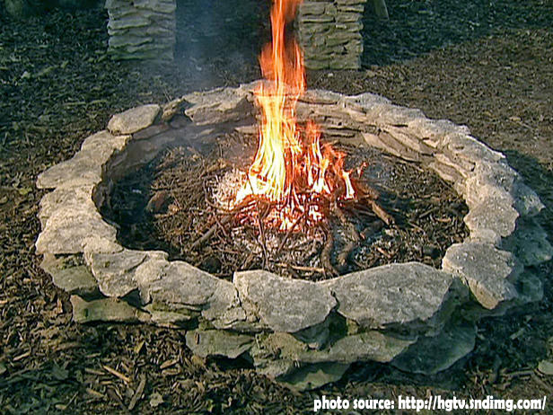 best campfire technique