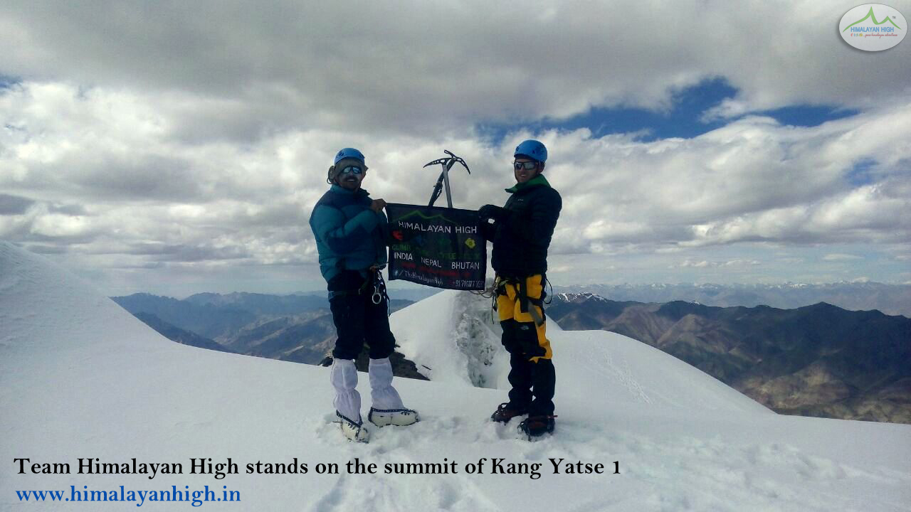 team himalayan high summits kang yatse 1