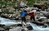 helping hand for river crossing