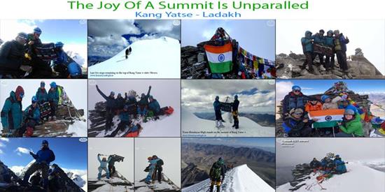 summit photo collage of kang yatse