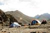 relaxed trekkers after successful summit of stok kangri