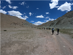 Day 1 - From Leh (3500m) To Kyamar (4338m), Via - Rumtse (4220m)